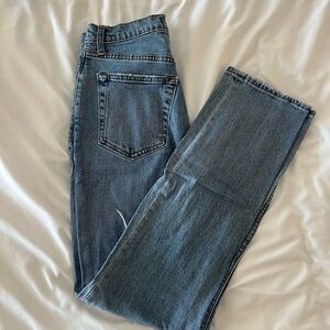 Abercrombie & Fitch 90s slim straight ultra high rise (size 4s)